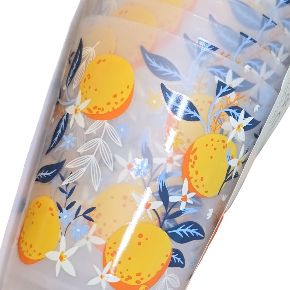 C&C Collection Floral and Citrus Cups